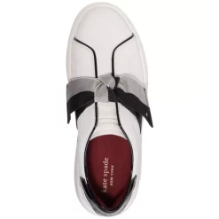 Best Pirce 🥰 Kate Spade New York 👩 Women's Lexi 👟 Sneakers Optic White, Black 😀 -Kate Spade Shop unnamed file 100
