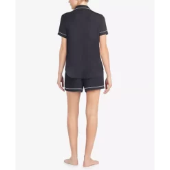 Budget 😉 Kate Spade New York 👩 Women's Short Sleeve Modal Knit Notch Short Pajama Set Black 🔔 -Kate Spade Shop unnamed file 164