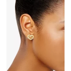 Flash Sale ❤️ Kate Spade New York Crystal Accented Love Knot Stud Earrings Silver ❤️ -Kate Spade Shop unnamed file 167