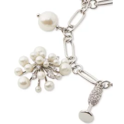 Flash Sale 😀 Kate Spade New York Silver-Tone Cheers To That Charm Bracelet Neutral Multi 🥰 -Kate Spade Shop unnamed file 169