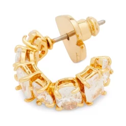 Outlet 👍 Kate Spade New York 🍬 Candy Shop Small Hoop Earrings, .67 Clear/gold. ❤️ -Kate Spade Shop unnamed file 170
