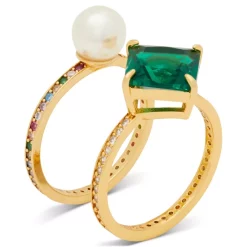 Budget 😍 Kate Spade New York Gold-Tone 2-Pc. Set 🍬 Candy Shop Rings Multi 😀 -Kate Spade Shop unnamed file 211