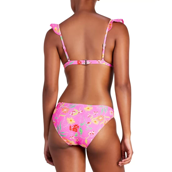 Budget ๐ฏ Kate Spade New York ๐ฉ Women's Ruffle V-Neck ๐ Bikini Top & Bottoms Pink Flash ๐ฅ 4 Budget ๐ฏ Kate Spade New York ๐ฉ Women's Ruffle V-Neck ๐ Bikini Top & Bottoms Pink Flash ๐ฅ - Image 2