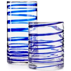 Outlet ⭐ Kate Spade New York Charlotte Street Double Old-Fashioned Glasses, Set Of 2 White Spiral 😀 -Kate Spade Shop unnamed file 324