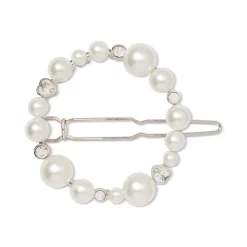 Deals ❤️ Kate Spade New York Silver-Tone Take A Bow Crystal Stud Earrings Clear/silver. ✔️