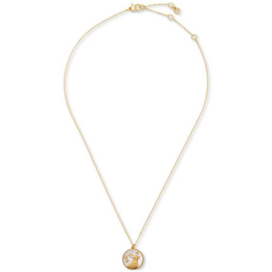 Best deal ๐ Kate Spade New York Gold-Tone Pavรฉ & ๐ฉ Mother-of-Pearl Rabbit Pendant Necklace, 17 + 3 Extender Cream Multi ๐ฅฐ 4 Best deal ๐ Kate Spade New York Gold-Tone Pavรฉ & ๐ฉ Mother-of-Pearl Rabbit Pendant Necklace, 17 + 3 Extender Cream Multi ๐ฅฐ - Image 2
