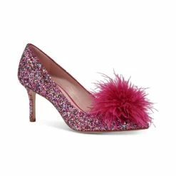 Promo 🥰 Kate Spade New York 👩 Women's Marabou 👗 Dress 👠 Heels Multi ✔️