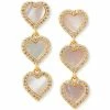 Cheapest 🥰 Kate Spade New York Gold-Tone 👩 Mother-of-Pearl Heart Linear Earrings Clear/gold. 🎉 -Kate Spade Shop unnamed file 445