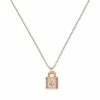 Cheapest 💯 Kate Spade New York Pavé Padlock Mini Pendant Necklace, 16 + 3 Extender Rosegold 🌟 -Kate Spade Shop unnamed file 455