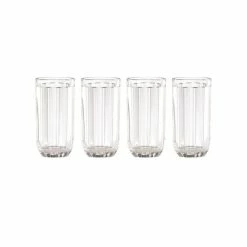 Buy 🔔 Kate Spade New York Park Circle Clear Glass, Set Of 4 ⌛