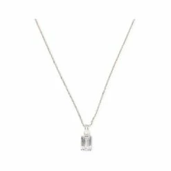 Deals ⌛ Kate Spade New York Silver-Tone Cubic Zirconia & Imitation Pearl Pendant Necklace, 17 + 3 Extender Multi 🔔 -Kate Spade Shop unnamed file 497
