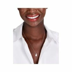 Deals ⌛ Kate Spade New York Silver-Tone Cubic Zirconia & Imitation Pearl Pendant Necklace, 17 + 3 Extender Multi 🔔 -Kate Spade Shop unnamed file 498