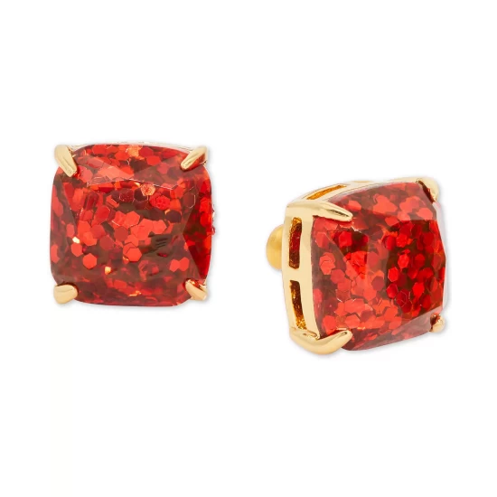 Discount ๐ Kate Spade New York Glitter Crystal Square Stud Earrings Black ๐ 3 Discount ๐ Kate Spade New York Glitter Crystal Square Stud Earrings Black ๐