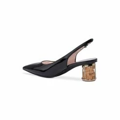 Best deal 😍 Kate Spade New York 👩 Women's Soiree Pointed-Toe Slingback Pumps Black Patent ❤️ -Kate Spade Shop unnamed file 506