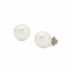 Budget 🧨 Kate Spade New York Silver-Tone Imitation Pearl Stud Earrings Cream/silv 🤩 -Kate Spade Shop unnamed file 516