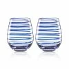 Top 10 ❤️ Kate Spade New York Charlotte Street Collection 2-Pc. Stemless Wine Glasses Set Cobalt Blue Spiral ❤️ -Kate Spade Shop unnamed file 535
