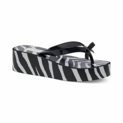 Top 10 😀 Kate Spade New York 👩 Women's Rina Wedge 🩴 Sandals Zebra Black, Cream 😉