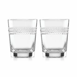 Discount ⌛ Kate Spade New York Wickford Double Old-Fashioned Glasses, Set Of 2 No Color 🛒
