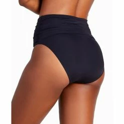 Flash Sale 💯 Kate Spade New York 👩 Women's Shirred-High-Waist 👙 Bikini Bottoms Black 🌟 -Kate Spade Shop unnamed file 606