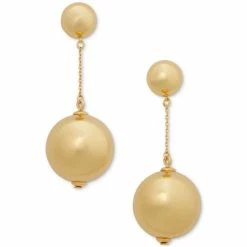 Best reviews of 🌟 Kate Spade New York Gold-Tone Color Bead & Chain Linear Drop Earrings Gold. 🌟