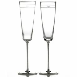 Best deal 💯 Kate Spade New York Set Of 2 Darling Point Toasting Flutes No Color 🌟