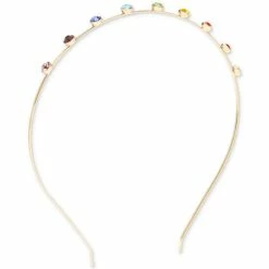 Discount 😉 Kate Spade New York Gold-Tone Rainbow Crystal Headband Multi 🥰
