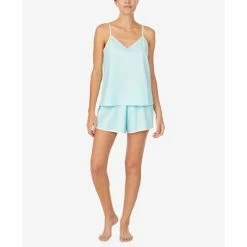 Promo 🔔 Kate Spade New York 👩 Women's Satin Camisole Tap Set With Eyelash Eye Mask Air ✨