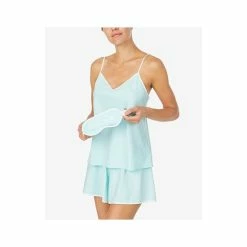 Promo 🔔 Kate Spade New York 👩 Women's Satin Camisole Tap Set With Eyelash Eye Mask Air ✨ -Kate Spade Shop unnamed file 644