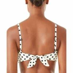 Deals 🥰 Kate Spade New York 👩 Women's Polka-Dot Square-Neck 👙 Bikini Top Ivory 😍 -Kate Spade Shop unnamed file 688