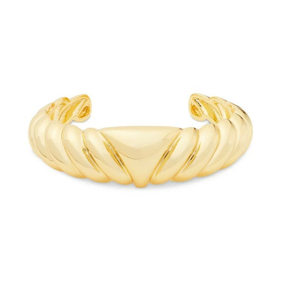 Promo 👏 Kate Spade New York Kate Space New York Gold-Tone French Twist Cuff Bracelet Gold. 😍 3 Promo 👏 Kate Spade New York Kate Space New York Gold-Tone French Twist Cuff Bracelet Gold. 😍